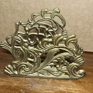 Brass Napkins / Mail Holder